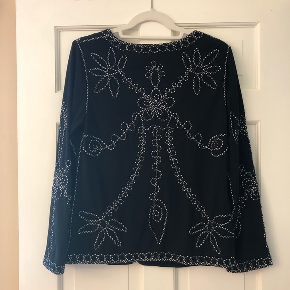 Once 1 Again Embroidered Cardigan Jacket - Picture 3 of 7